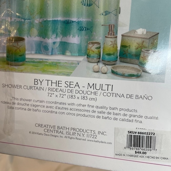 Scatter Joy Shower Curtain new in package💛💚 - Picture 5 of 6